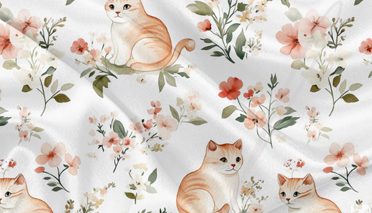 Couverture Minky - chats