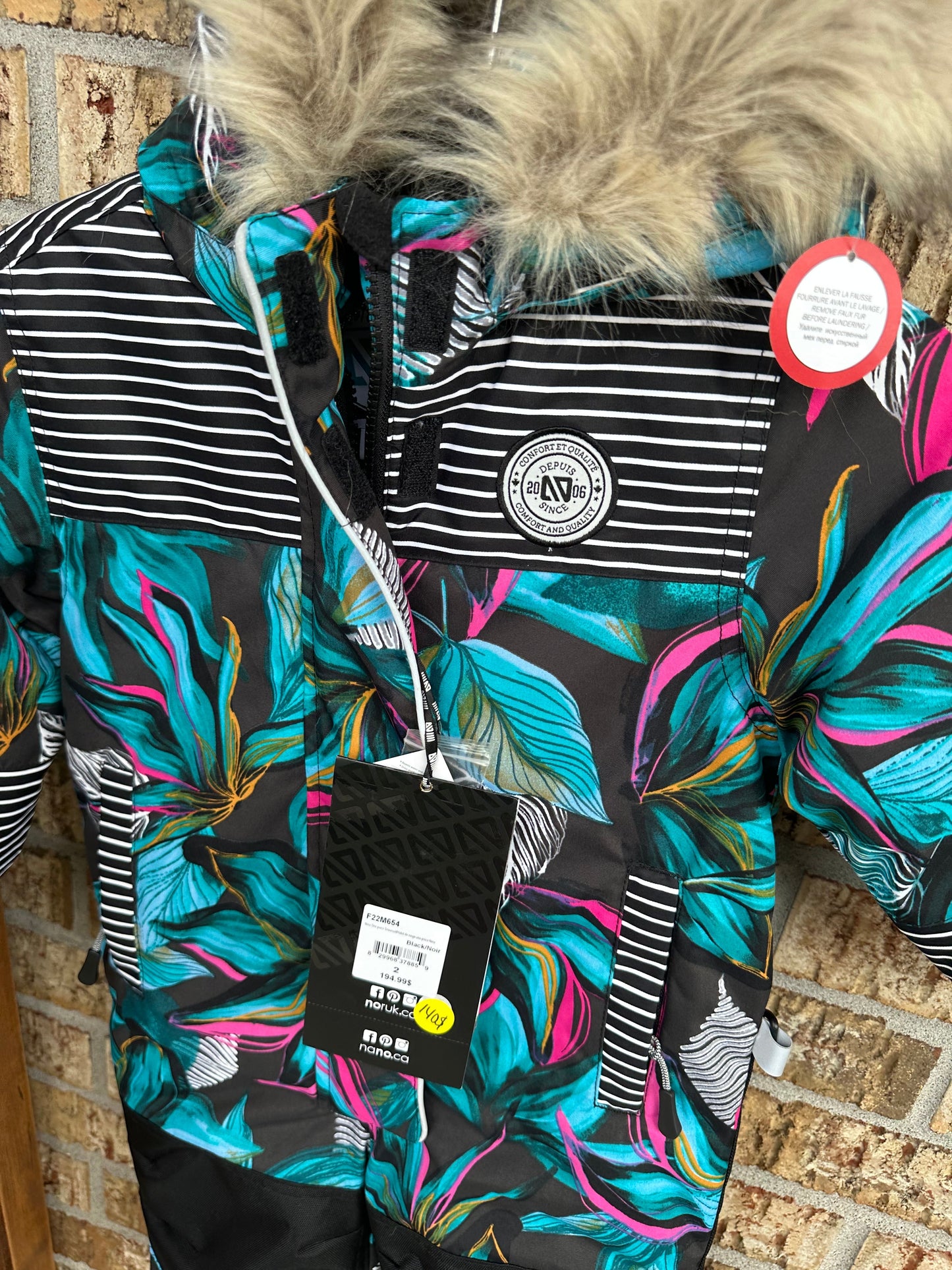 Habit de neige 2ans - Boutique friperie le placard de Jeanne et cie