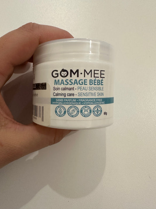 Massage bébé gommee