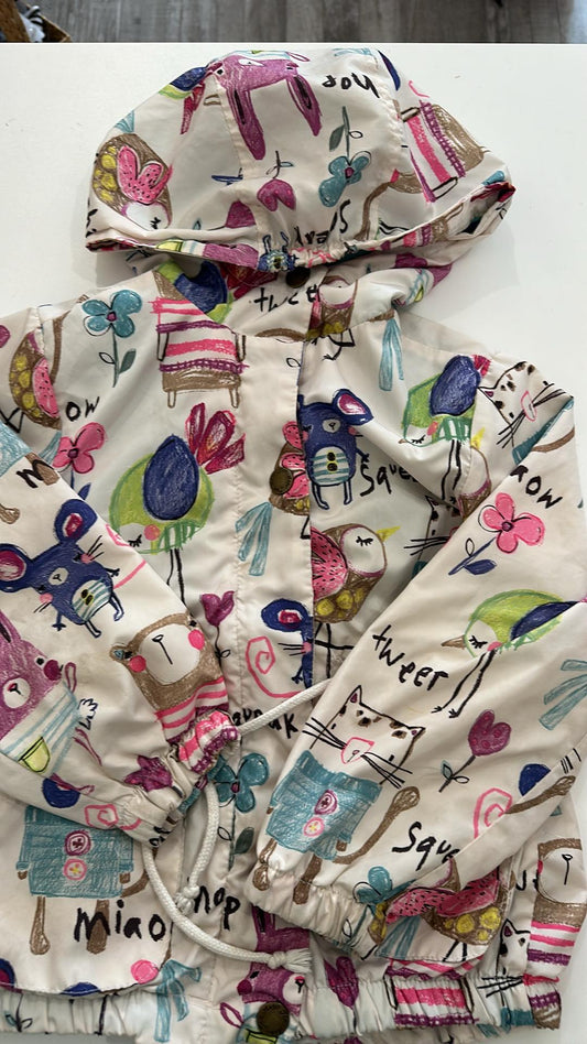 manteau coupe-vent 3-4t - Boutique friperie le placard de Jeanne et cie