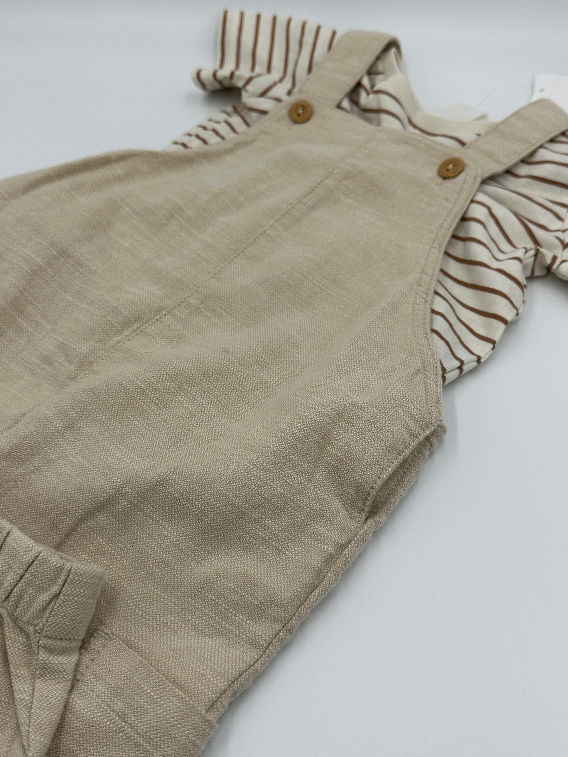 Onepiece lin 12 - 18m - Boutique friperie le placard de Jeanne et cie