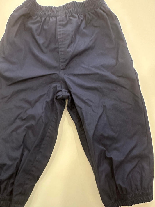 Pantalon de toile bleu marin 18m - Boutique friperie le placard de Jeanne et cie