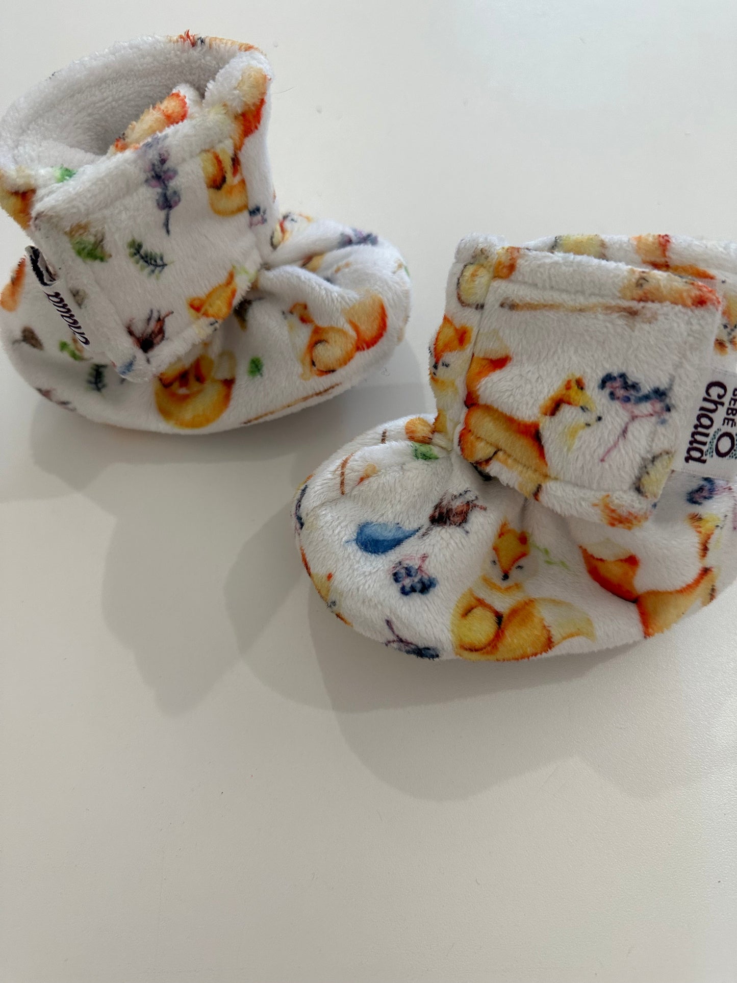 pantoufles bebe o chaud 9-18m - Boutique friperie le placard de Jeanne et cie