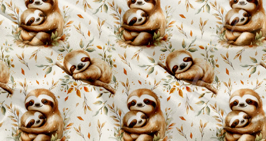 Couverture Minky - paresseux