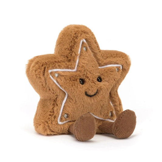 Peluche biscuit étoile amuseable star cookie - Boutique friperie le placard de Jeanne et cie