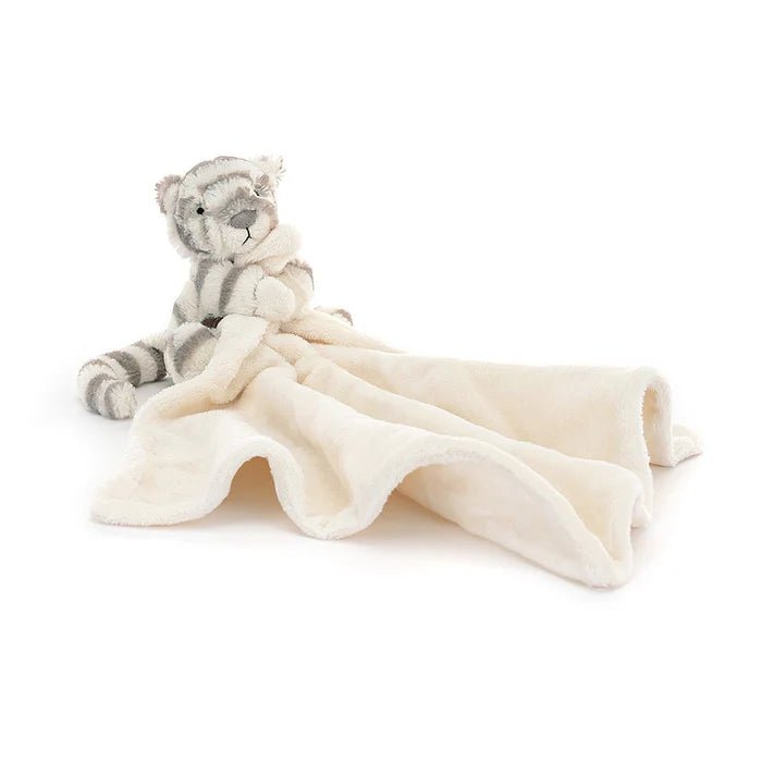 Peluche doudou bashful tigre des neiges Jellycat - Boutique friperie le placard de Jeanne et cie