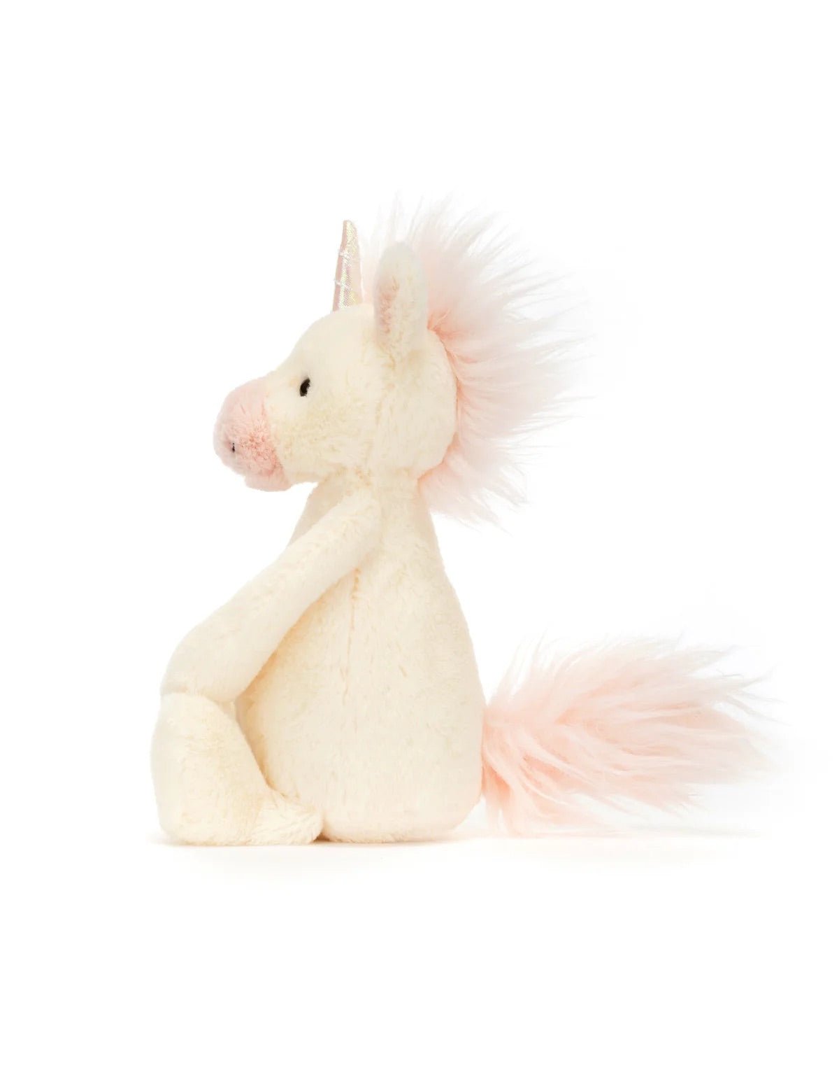 Peluche Licorne bashful petit Jellycat - Boutique friperie le placard de Jeanne et cie