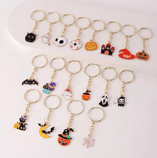 Porte - clé Halloween - Boutique friperie le placard de Jeanne et cie