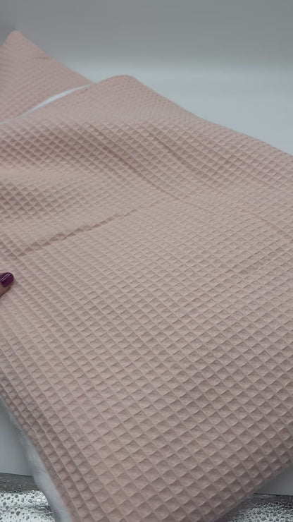 Couverture gaufrée X Minky Carré enfant adulte* NEUF