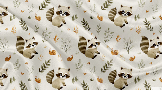 Couverture Minky - ratons