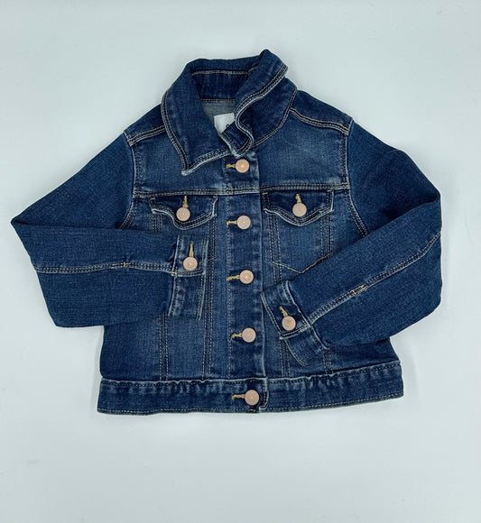 Veste jeans 2ans - Boutique friperie le placard de Jeanne et cie