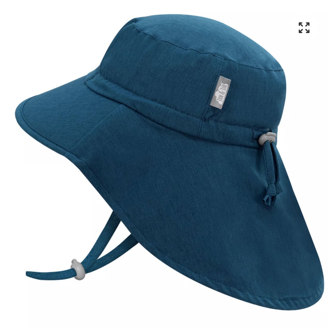 Chapeau Aventure Aqua - Deep Teal - Jan&Jul - Boutique friperie le placard de Jeanne et cie