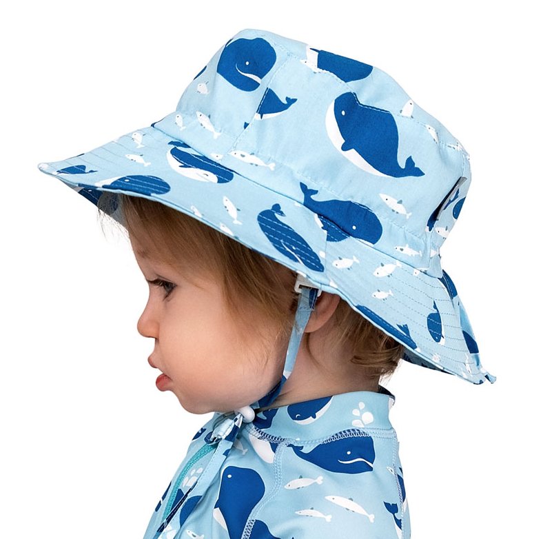 Chapeau Bucket - Baleine bleue - Boutique friperie le placard de Jeanne et cie