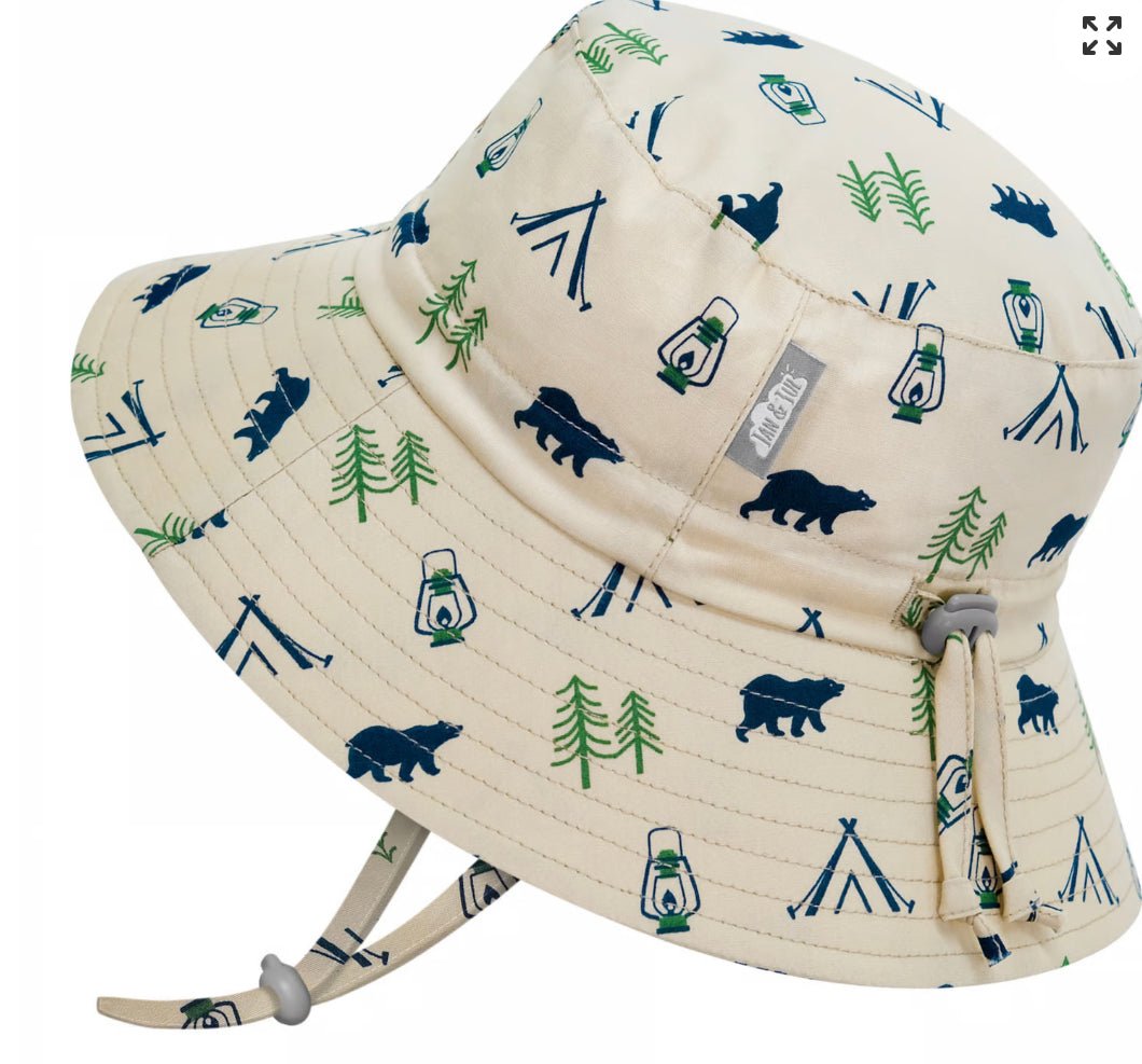 Chapeau Bucket - Bear camp - Jan&Jul - Boutique friperie le placard de Jeanne et cie