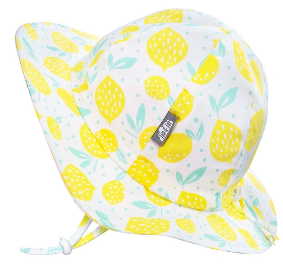 Chapeau Floppy - citrons - Boutique friperie le placard de Jeanne et cie