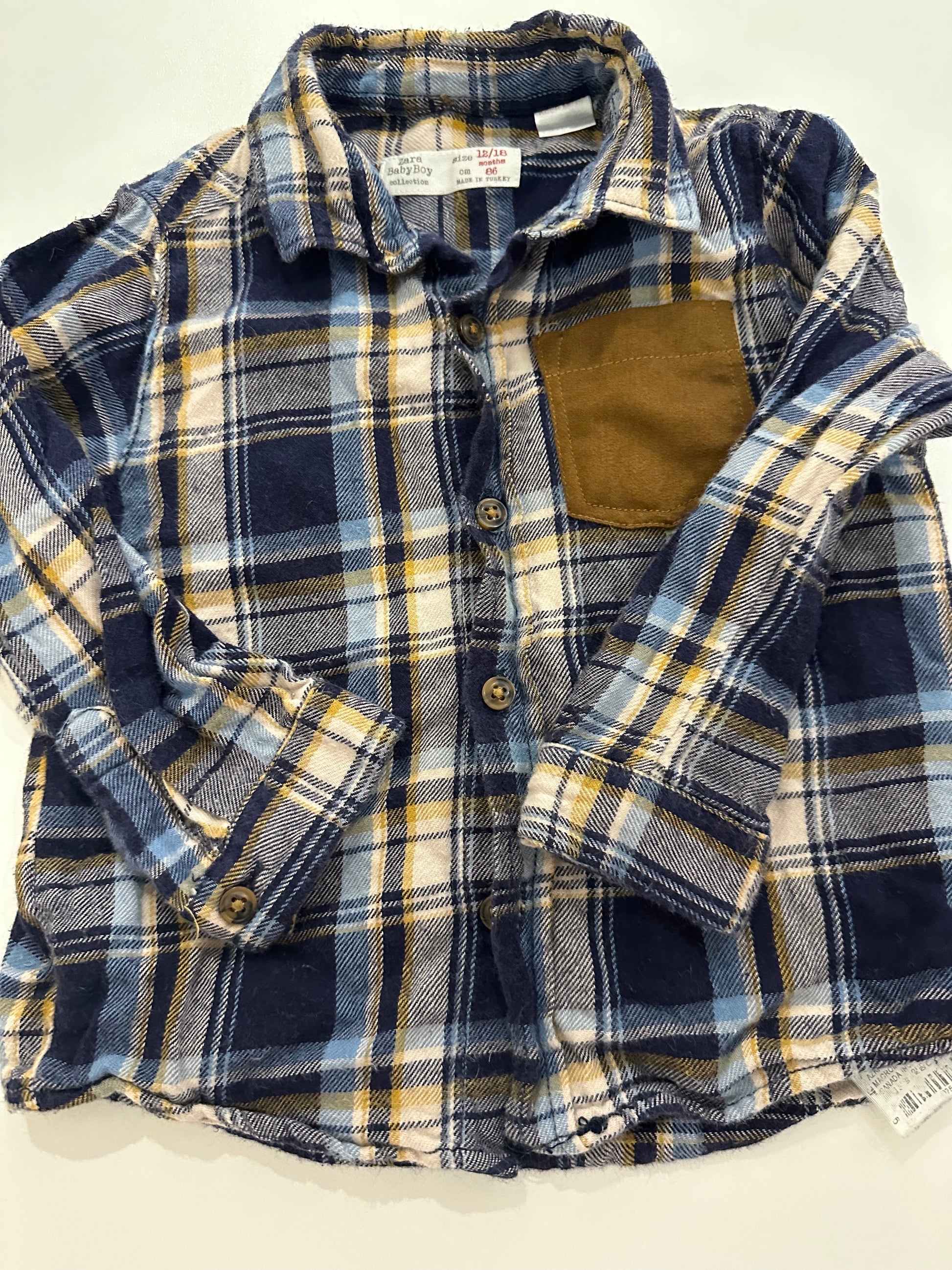 Chemise 12-18 mois - Boutique friperie le placard de Jeanne et cie