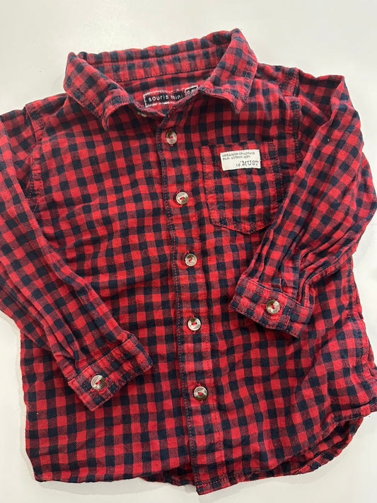 Chemise 12-18m - Boutique friperie le placard de Jeanne et cie