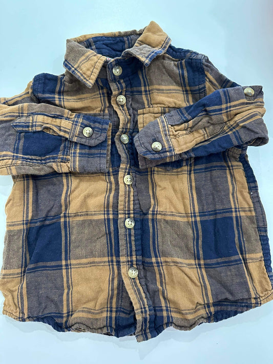 Chemise 2ans - Boutique friperie le placard de Jeanne et cie