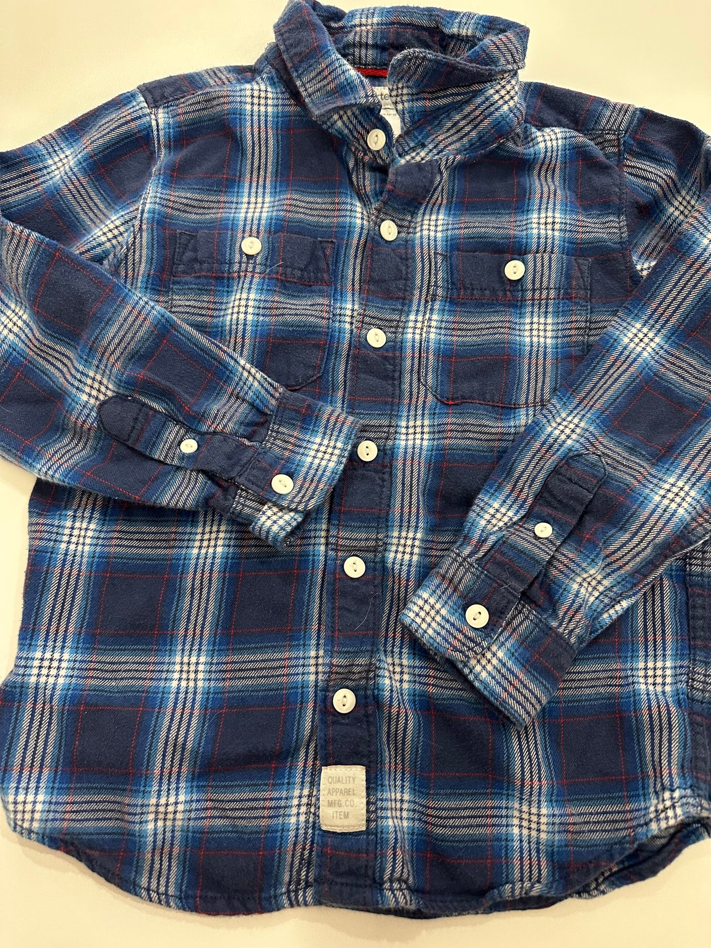 Chemise 6ans - Boutique friperie le placard de Jeanne et cie