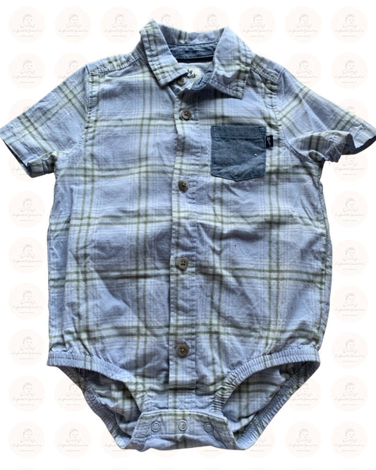Chemise cache couche Osh kosh 24m - Boutique friperie le placard de Jeanne et cie