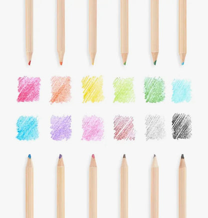 Crayons de couleur effaçables - Boutique friperie le placard de Jeanne et cie