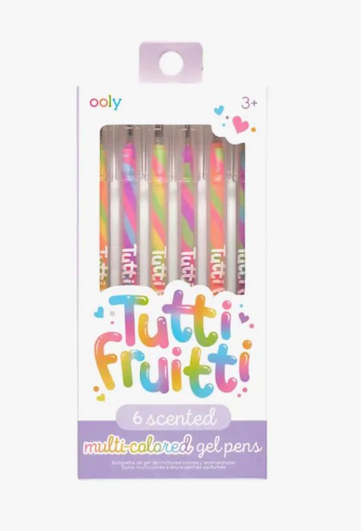 Crayons gel parfumés - Tutti fruitty - Boutique friperie le placard de Jeanne et cie