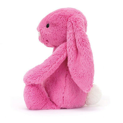 **disponible février-mars**Peluche Lapin hot pink bashful moyen Jellycat - Boutique friperie le placard de Jeanne et cie