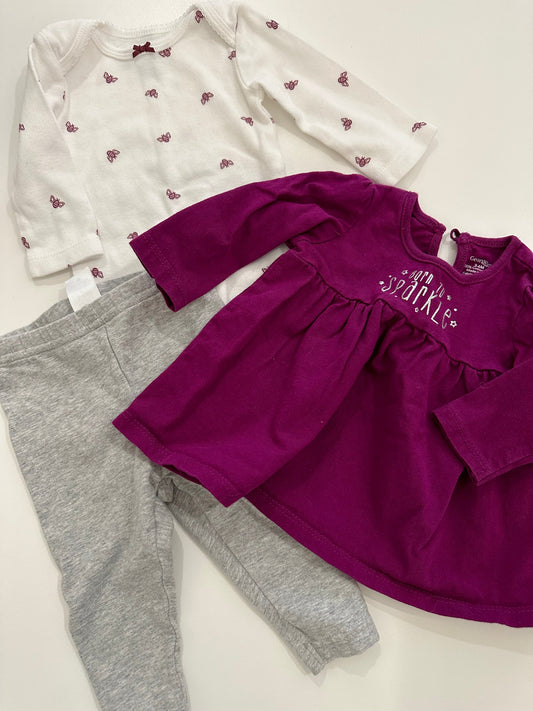 ensemble 3-6m - Boutique friperie le placard de Jeanne et cie