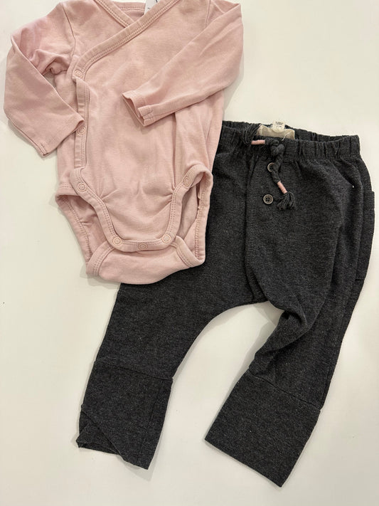 ensemble 4-6m - Boutique friperie le placard de Jeanne et cie