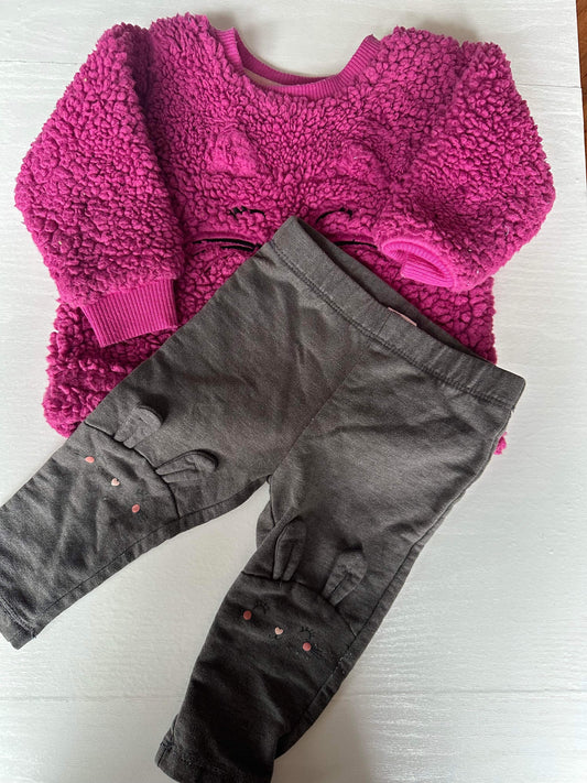 Ensemble 6-12m - Boutique friperie le placard de Jeanne et cie