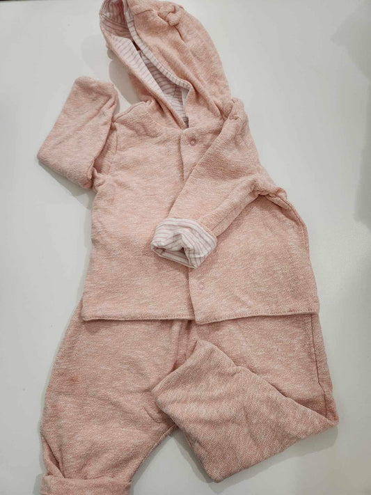 Ensemble 6-12m réversible - Boutique friperie le placard de Jeanne et cie