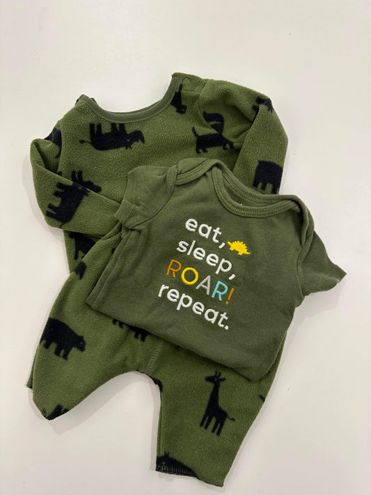 Ensemble new born - Boutique friperie le placard de Jeanne et cie