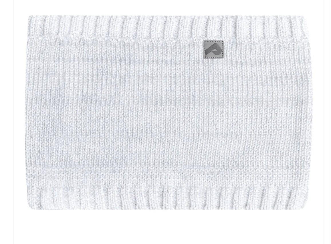 Foulard tubulaire - Blanc gris - Boutique friperie le placard de Jeanne et cie