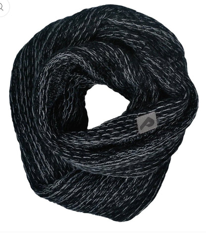 Foulard tubulaire - Noir - Boutique friperie le placard de Jeanne et cie