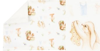 Housse oreiller enfants Lapins - maovic - Boutique friperie le placard de Jeanne et cie