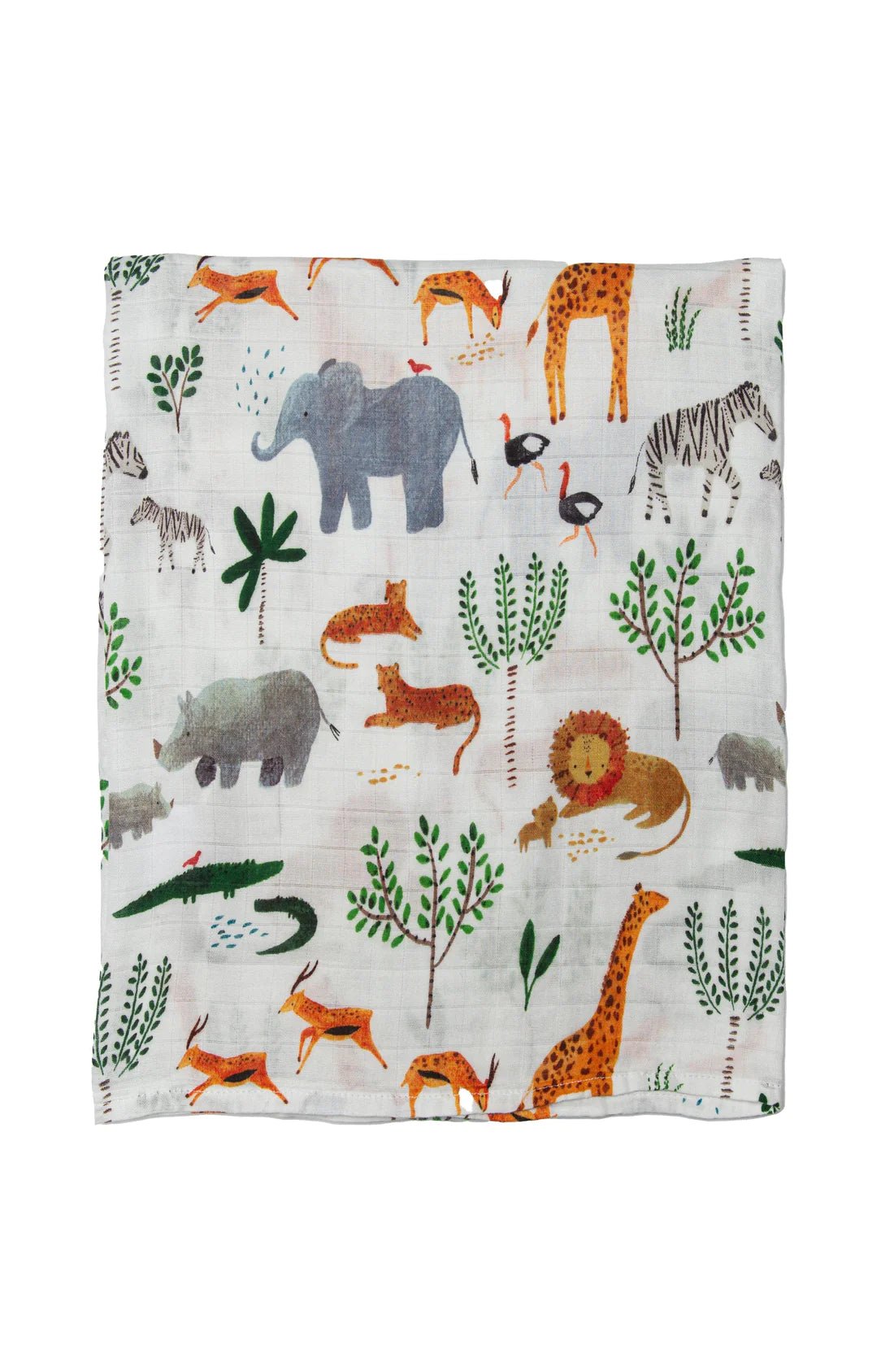 Mousseline safari Loulou lollipop - Boutique friperie le placard de Jeanne et cie