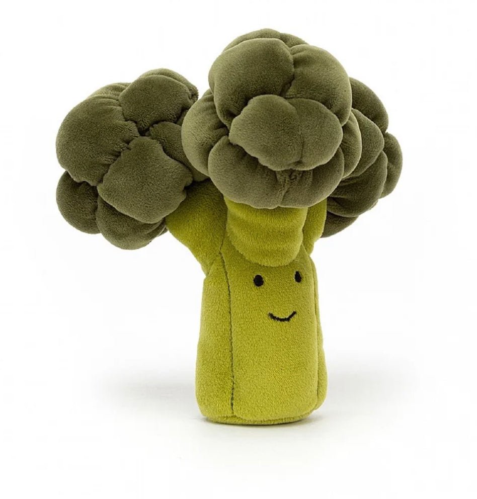 Peluche brocoli Jellycat - Boutique friperie le placard de Jeanne et cie