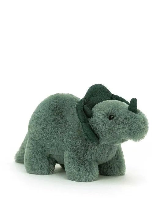 Peluche dinosaure Tricératops petit Jellycat - Boutique friperie le placard de Jeanne et cie