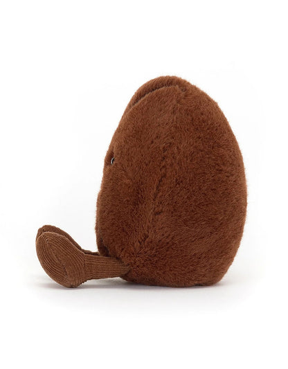 Peluche grain de café - amusebale coffee bean Jellycat - Boutique friperie le placard de Jeanne et cie