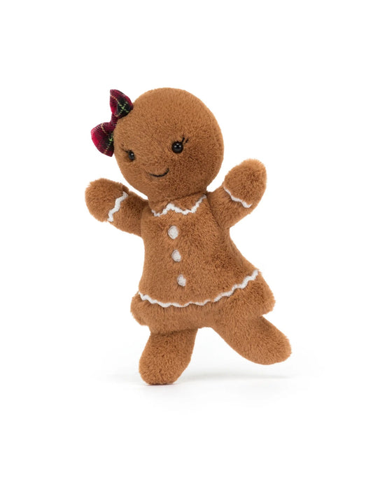 Peluche Ruby le bonhomme Pain d'épices Jellycat - Boutique friperie le placard de Jeanne et cie