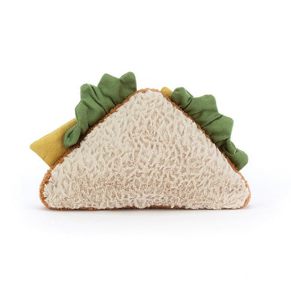 Peluche Sandwich Amuseable Jellycat - Boutique friperie le placard de Jeanne et cie