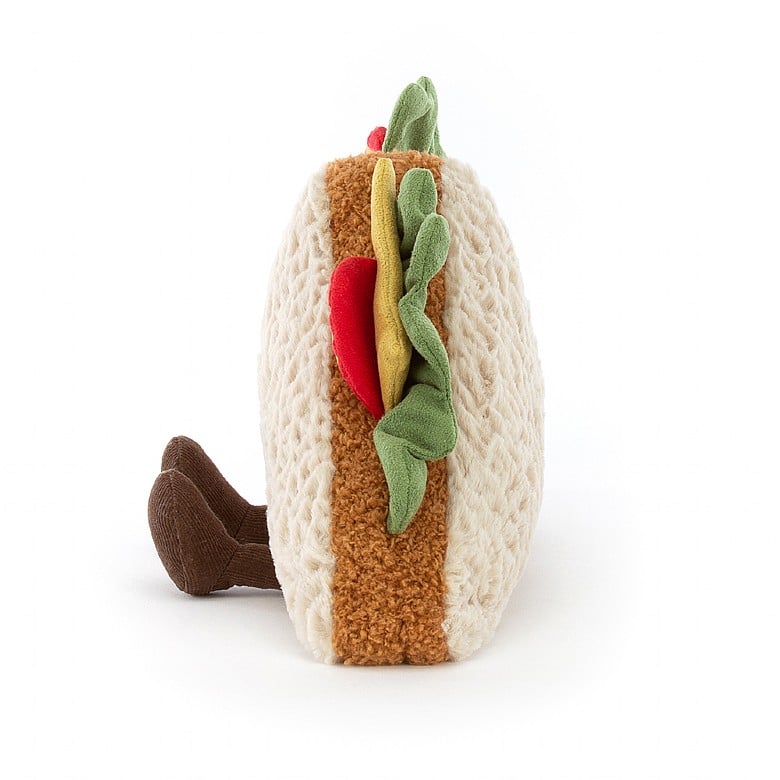 Peluche Sandwich Amuseable Jellycat - Boutique friperie le placard de Jeanne et cie