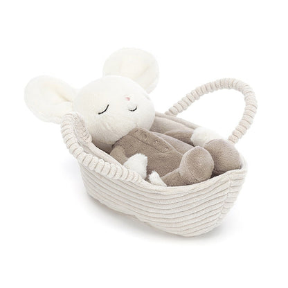 Peluche Souris - Rock-a-bye Mouse Jellycat - Boutique friperie le placard de Jeanne et cie