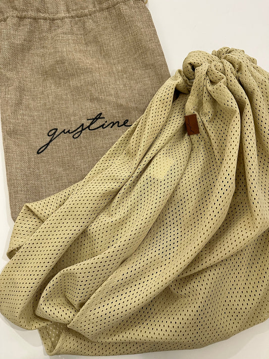 porte bébé ring sling breathe Gustine - Boutique friperie le placard de Jeanne et cie