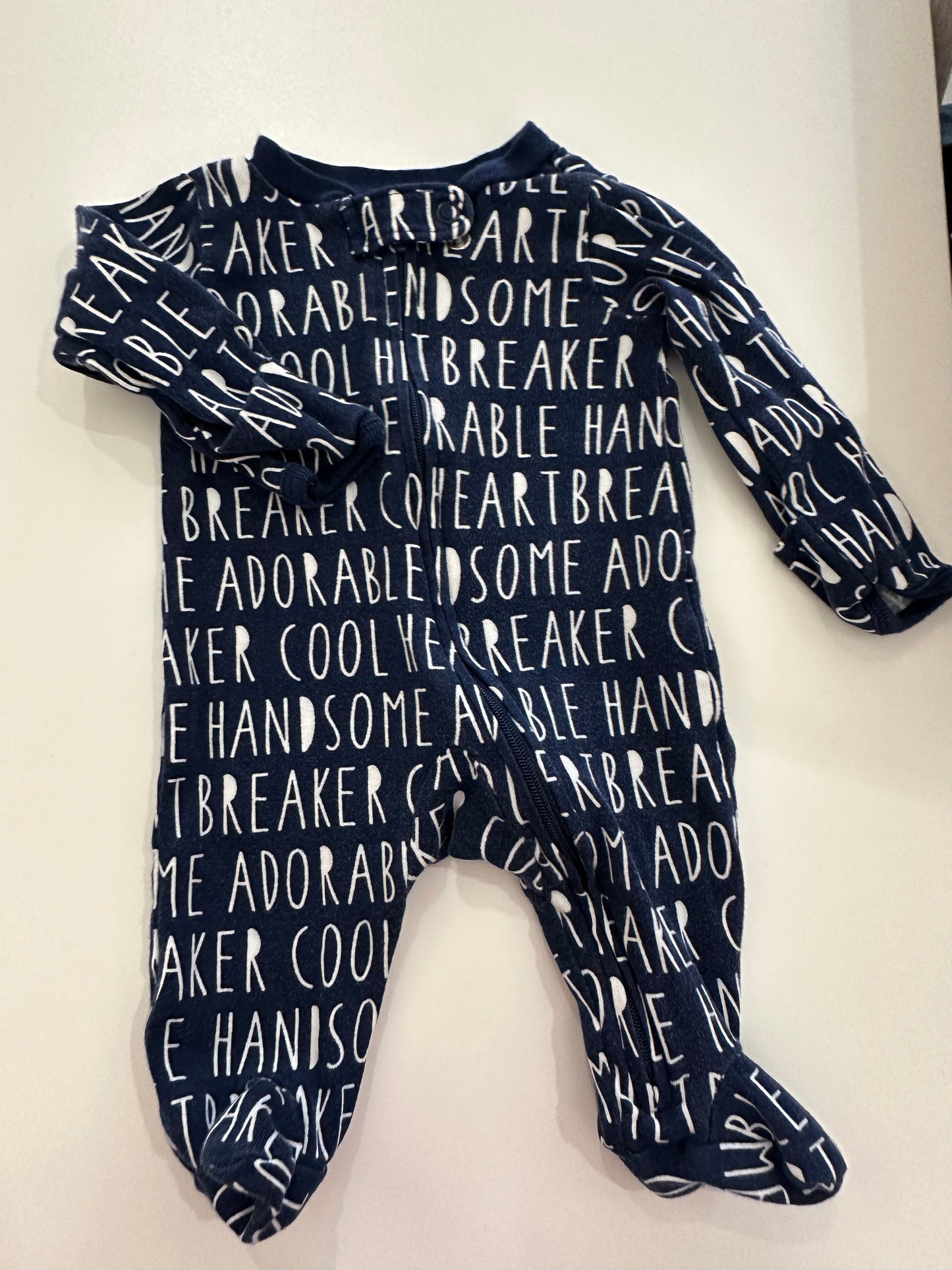 Pyjama new born - Boutique friperie le placard de Jeanne et cie