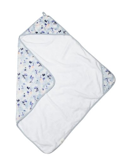 Serviette de bain Ink floral - Boutique friperie le placard de Jeanne et cie