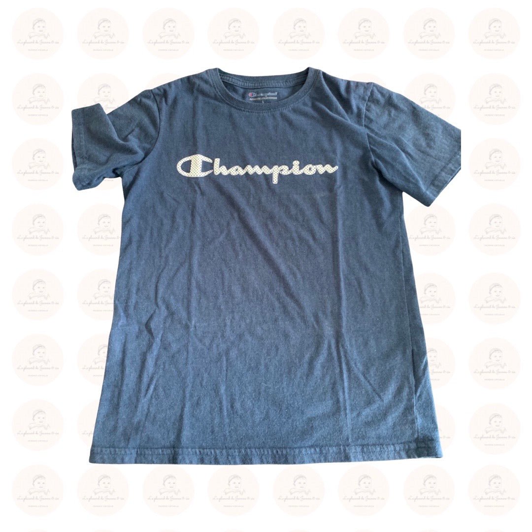 T-shirt champions large (10-12ans) - Boutique friperie le placard de Jeanne et cie
