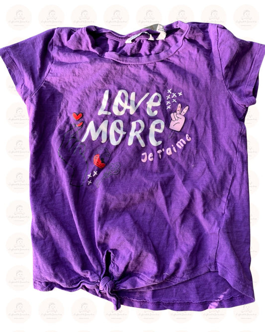 T-shirt on s’en fou des garçons 10ans - Boutique friperie le placard de Jeanne et cie