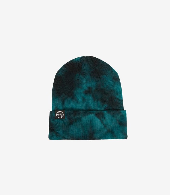 Tuque Beanie Tie Dye Teal Steal - Headster - Boutique friperie le placard de Jeanne et cie