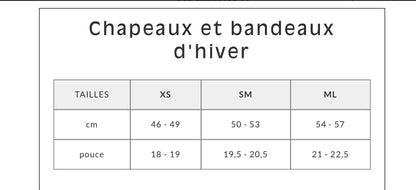 Tuque tricolore enfants bleu indigo - Headster - Boutique friperie le placard de Jeanne et cie